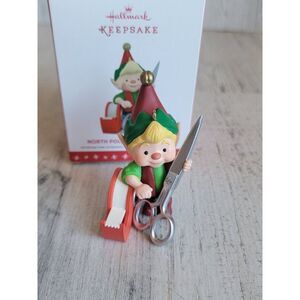 Hallmark 4th North Pole tree trimmers ornament Xmas